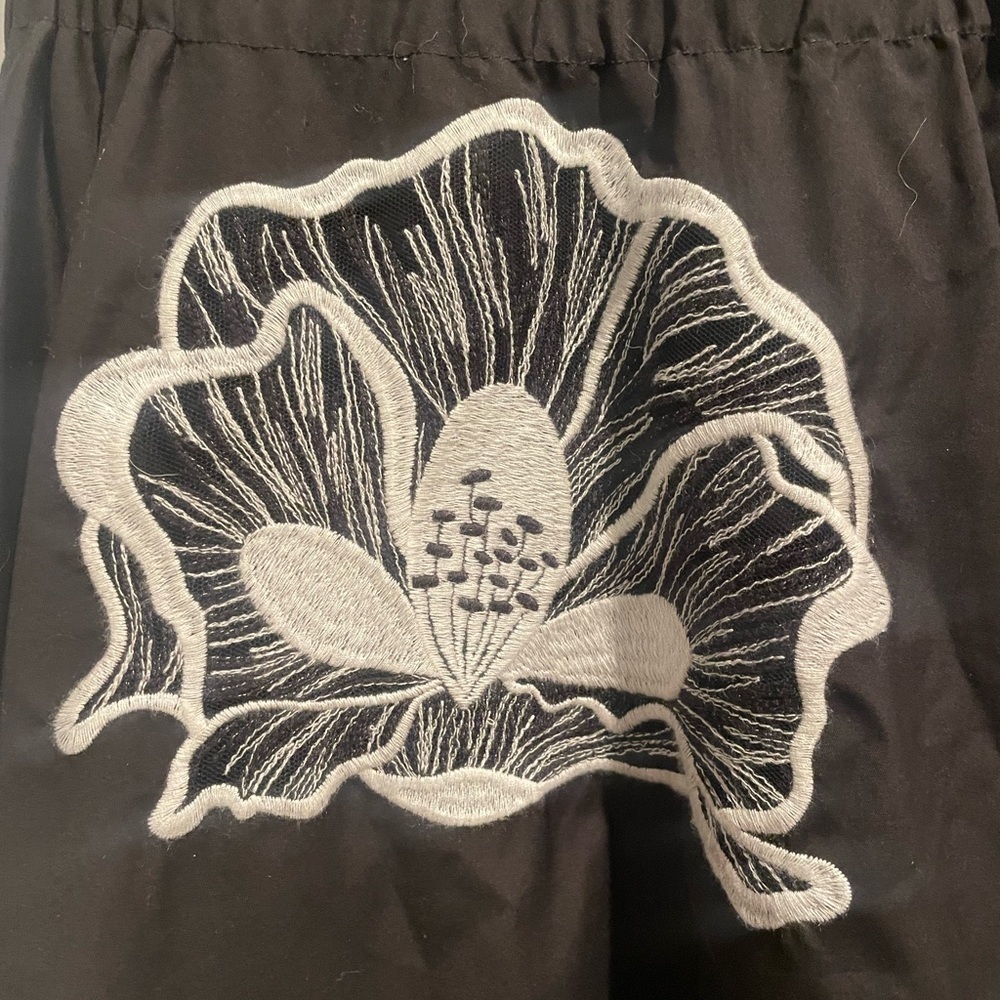 Jason Wu Puff Sleeve Dress with Poppy Embroidery - Picture 6 of 9